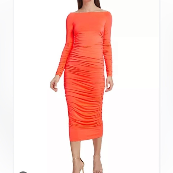 A’gence Kamali Runched off the shoulder dress - Picture 7 of 12